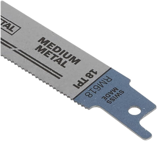 Bosch 6" Bi-Metal Recip Saw Blades for Medium Metal  (5 Pack)
