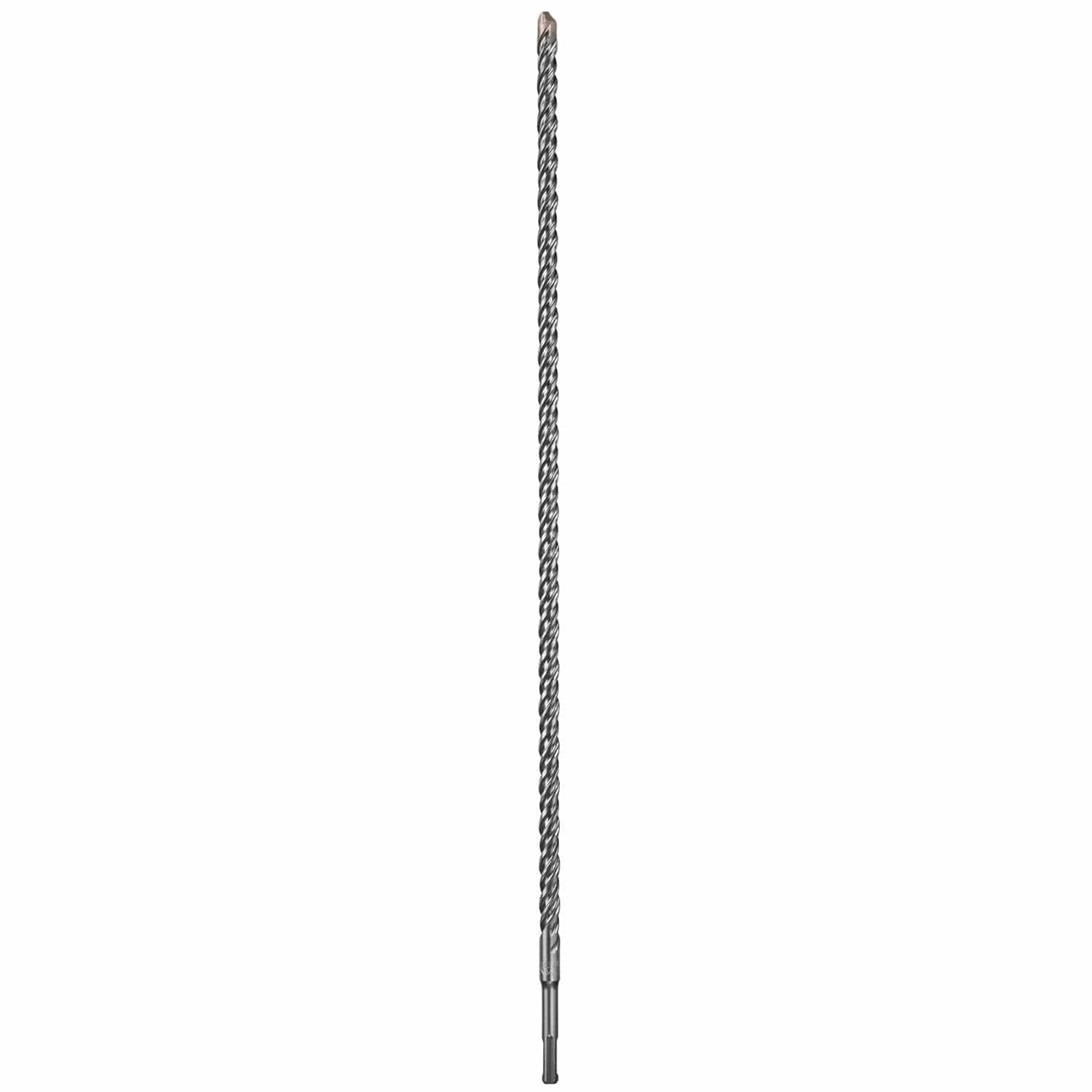 Bosch SDS-plus® Bulldog™ Rotary Hammer Bits long drill bit with 4-cutter head and tough tungsten carbide tip