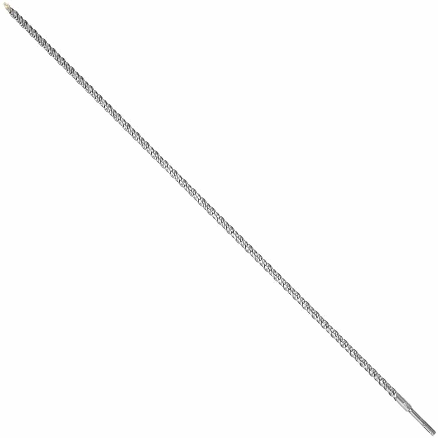 Bosch SDS-plus® Bulldog™ Rotary Hammer Bits with 4-cutter head and 4-flute design for durable concrete drilling.