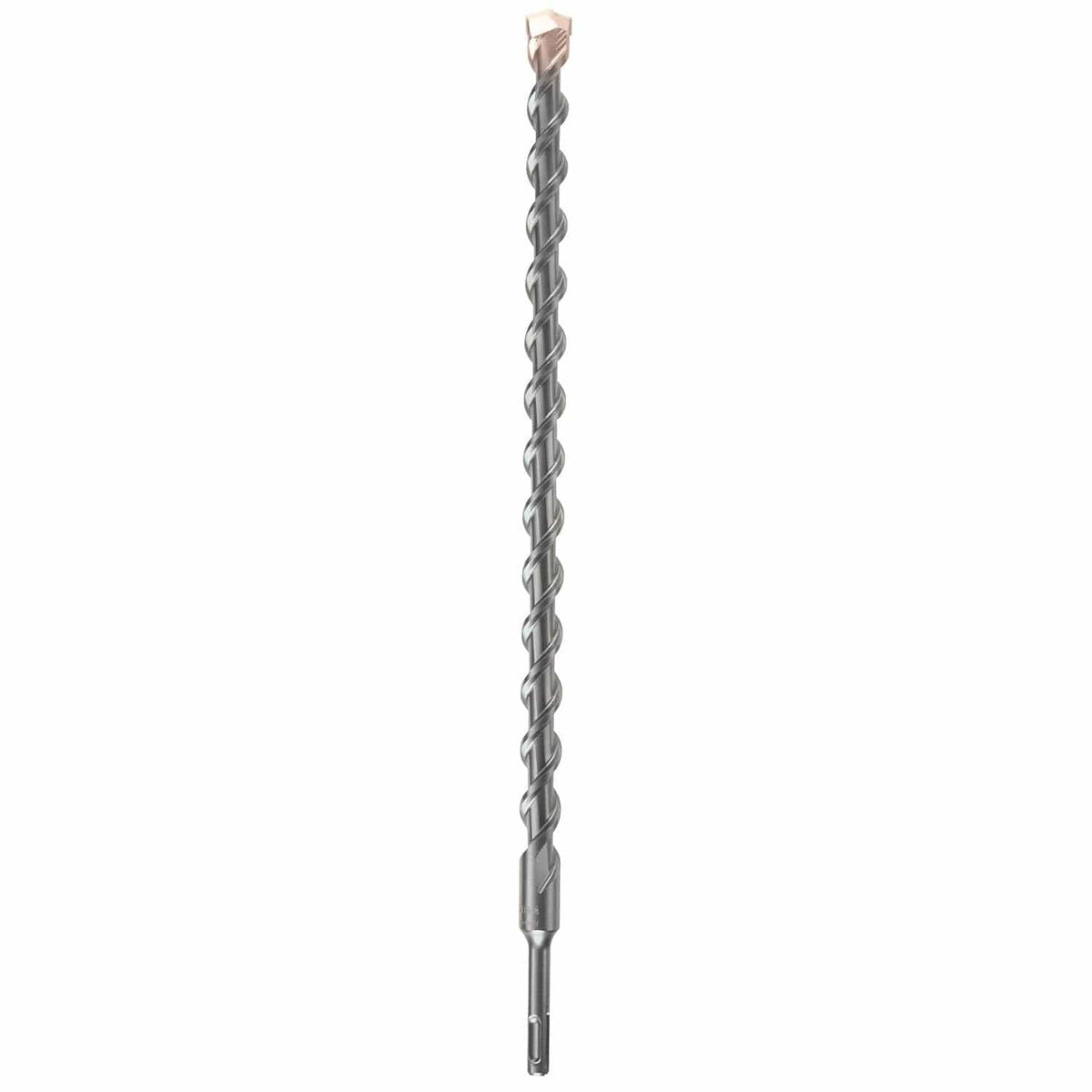 Bosch SDS-plus® Bulldog™ Rotary Hammer Bits with tungsten carbide tip and 4-flute design for durable rebar drilling.