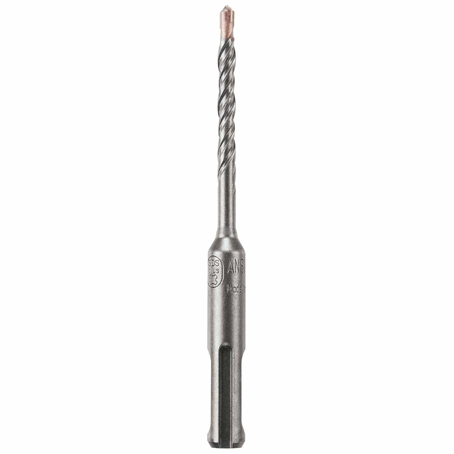 Bosch SDS-plus Bulldog Rotary Hammer Bit with 4-cutter head and tungsten carbide for reinforced concrete drilling