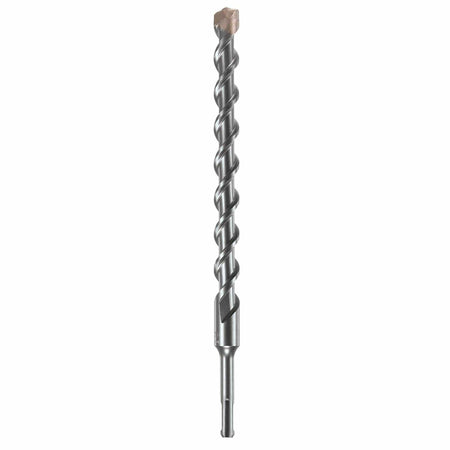 Bosch SDS-plus® Bulldog™ Rotary Hammer Bits with tungsten carbide tip and 4-flute design for durable reinforced concrete drilling