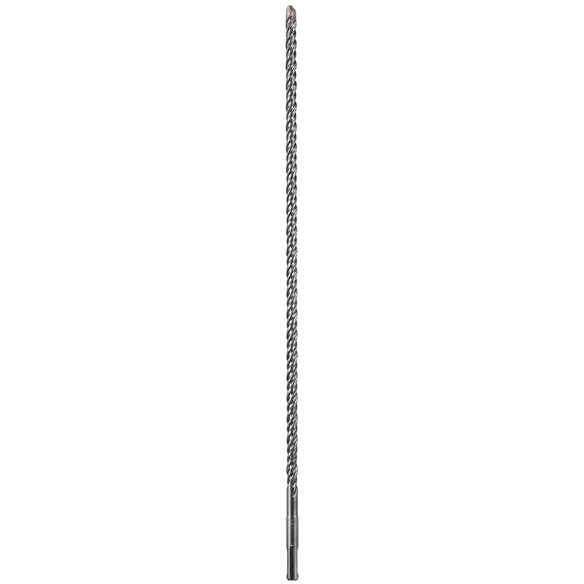 Bosch SDS-plus® Bulldog™ Rotary Hammer Bits long drill bit with tungsten carbide tip for reinforced concrete drilling.