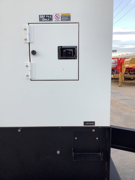 Close up of the fuel door access point.