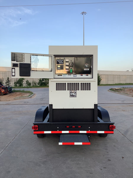 Picture of the rear with controll door open and step out.