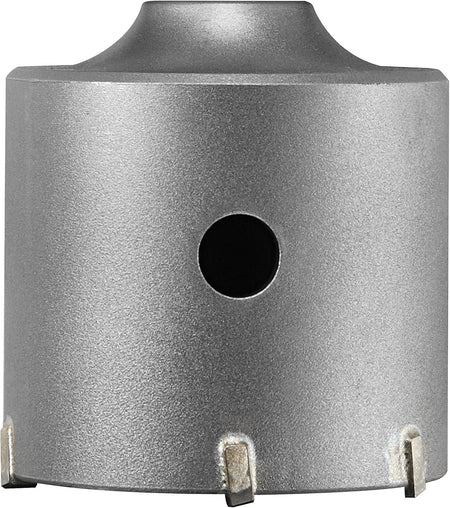 Bosch SDS-plus SpeedCore Thin-Wall Core Bits with tungsten carbide teeth and integrated ejector hole for easy hole cutting.