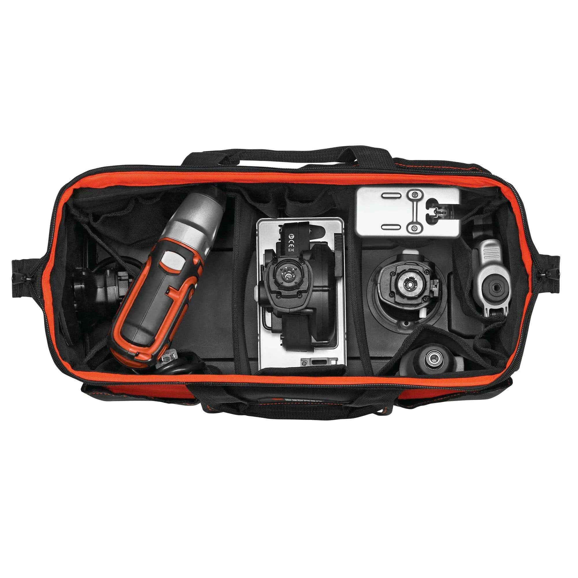BLACK+DECKER Tool Bag BDCMTSB 21 Inch Wide Mouth Matrix (Rigid