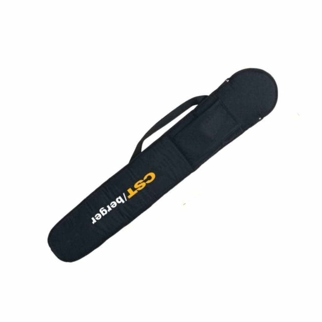Black CST/berger carrying case with white and yellow branding. Designed to store and protect surveying instruments such as the MagnaTrak 200 magnetic locator. Features a zippered compartment and handle for easy transport.