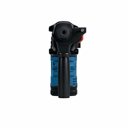 Front-facing view of the Bosch 18V Rotary Hammer, focusing on the SDS-plus chuck mechanism and the auxiliary handle attachment point.