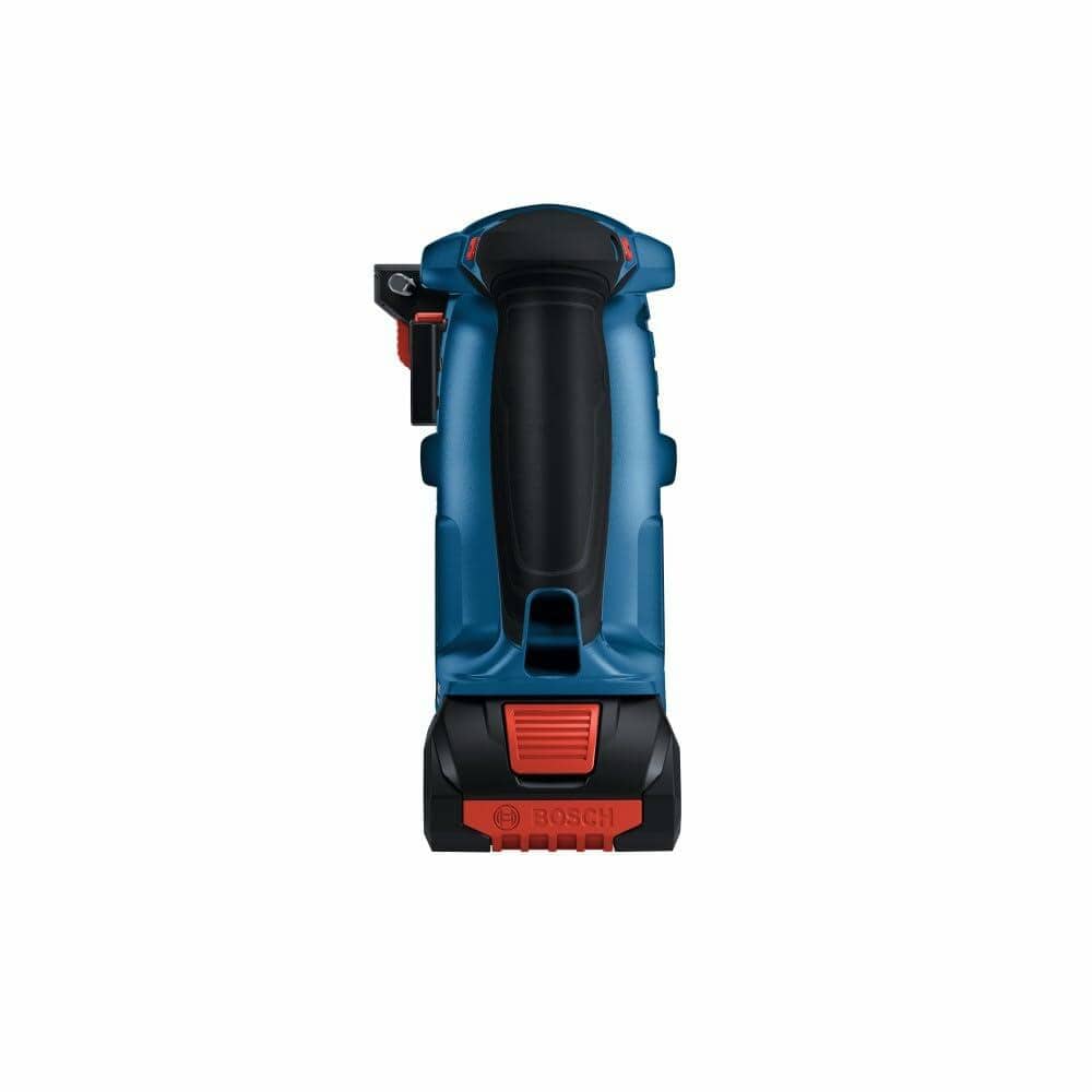 Rear view of the Bosch 18V Rotary Hammer handle, showing the ergonomic grip design and the attachment point for the CORE18V battery.