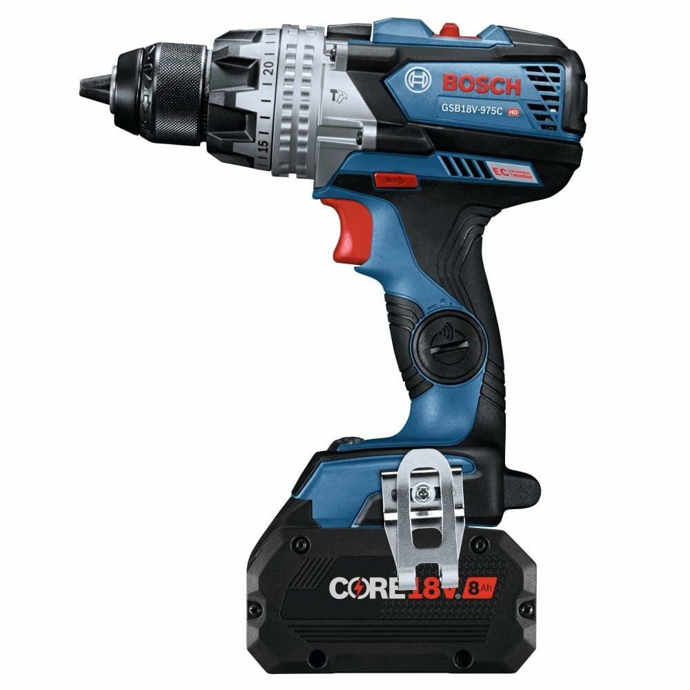 Bosch cordless drill on a white background