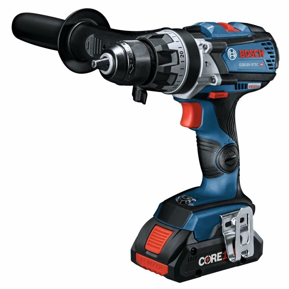 Bosch cordless drill on a white background