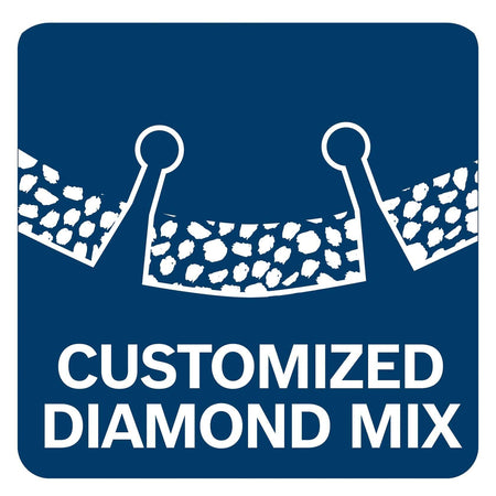 BOSCH DB766P 7 in. Specialized Turbo Rim Diamond Blade with customized diamond mix for fast wet/dry cutting.