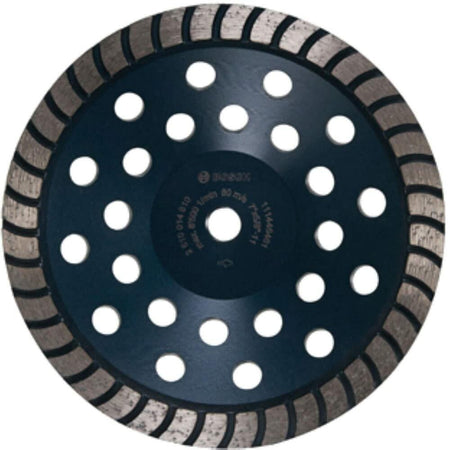 BOSCH DC730H 7 In. Turbo Row Diamond Cup Wheel with 5/8"-11 Hub for grinding and cutting applications