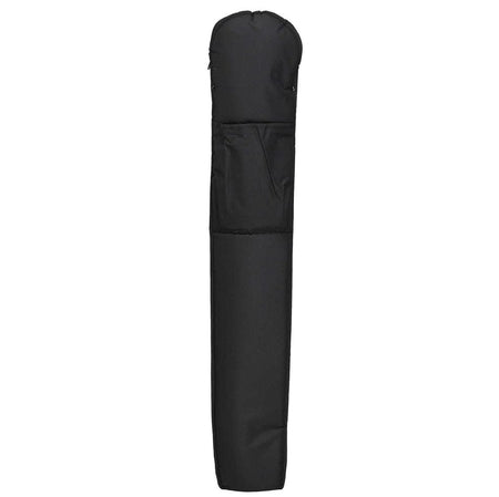 A long, black soft-sided carrying case with a shoulder strap and an external accessory pocket, designed for transporting the Magna-Trak locator.