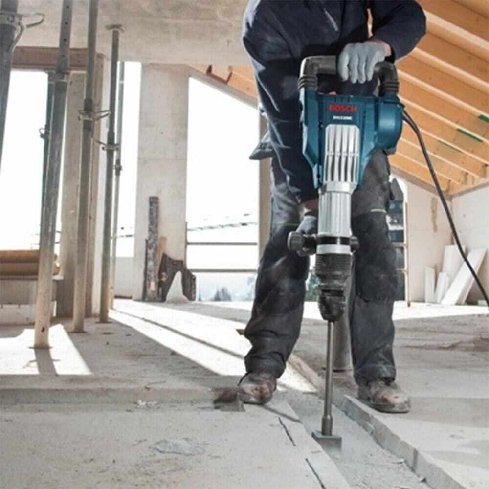 Bosch DH1020VC SDS-Max Demolition Hammer with 15 Amp motor and vibration control for heavy concrete breaking tasks