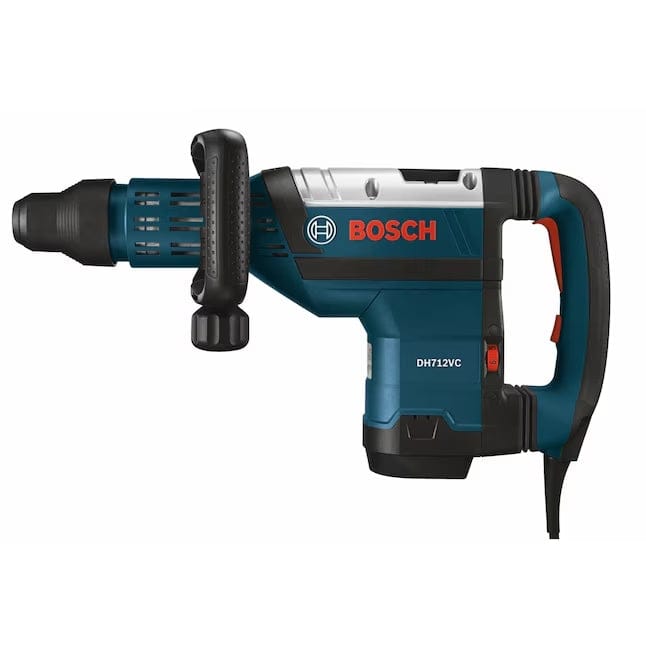 A left-side profile studio shot of the Bosch DH712VC demolition hammer.