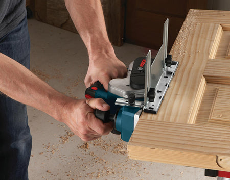 Bosch PL1632 3-1/4 Inch Corded Planer with 6.5 Amp Motor and Dual-Mount Fence for Precise Door Trimming