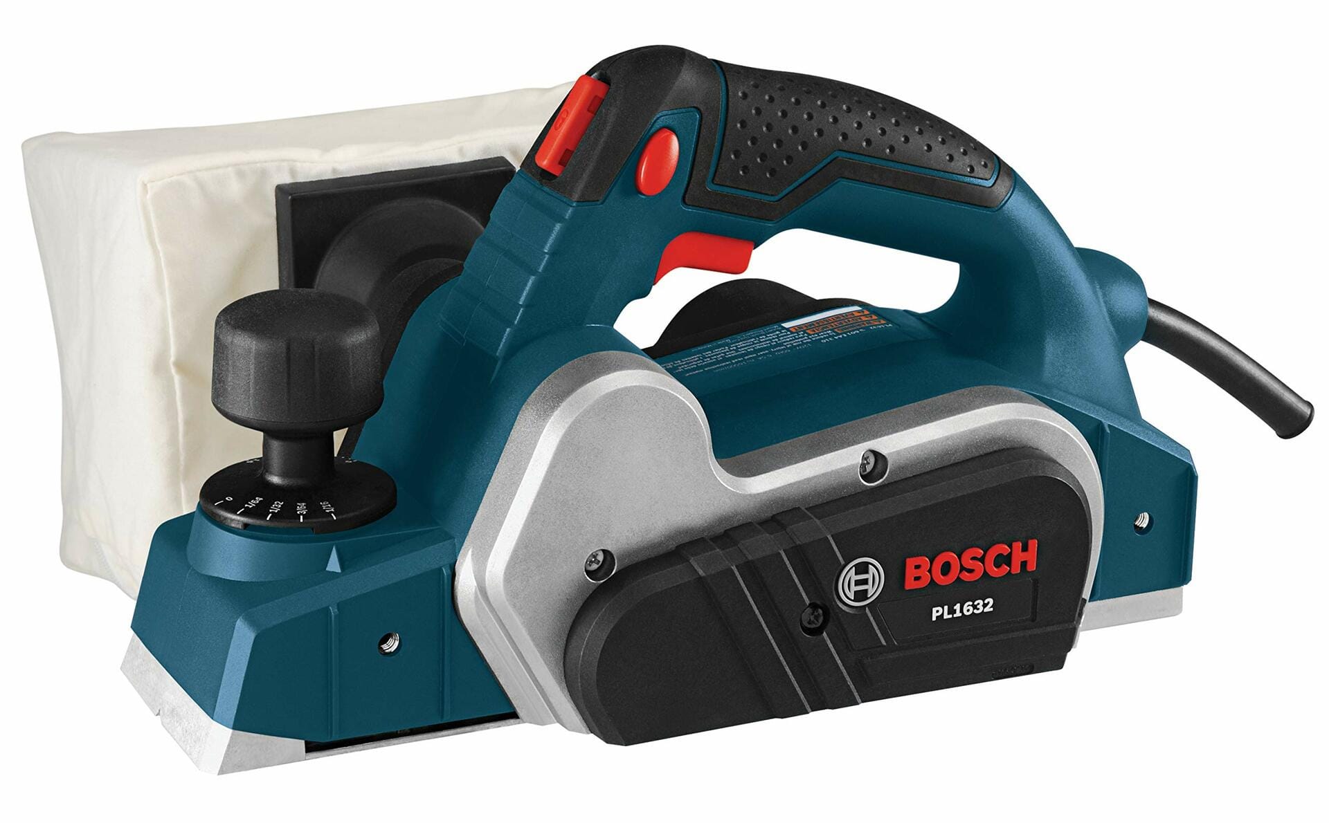 Bosch PL1632 3-1/4 Inch Corded Planer with 6.5 Amp motor and dual-mount fence for precise door trimming and finishing