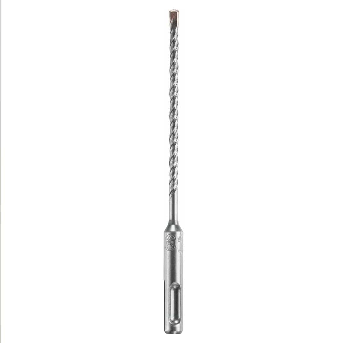 Bosch SDS-plus® Bulldog™ Rotary Hammer Bits with 4-cutter head and 4-flute design for reinforced concrete drilling.