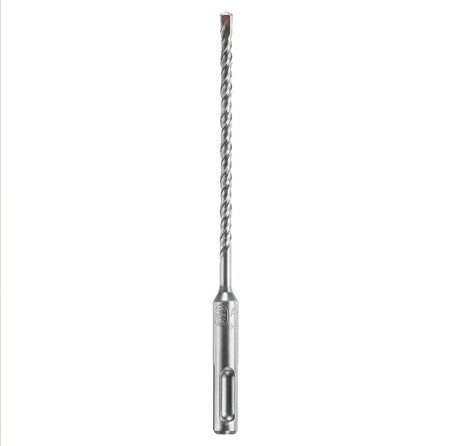 Bosch SDS-plus® Bulldog™ Rotary Hammer Bits with 4-cutter head and 4-flute design for reinforced concrete drilling.