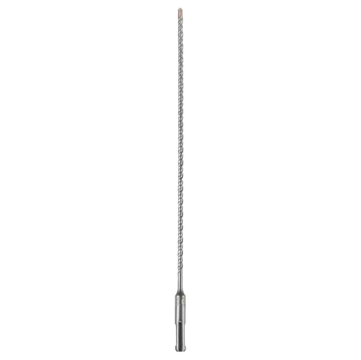 Bosch SDS-plus® Bulldog™ Rotary Hammer Bits with 4-cutter head and 4-flute design for durable concrete drilling