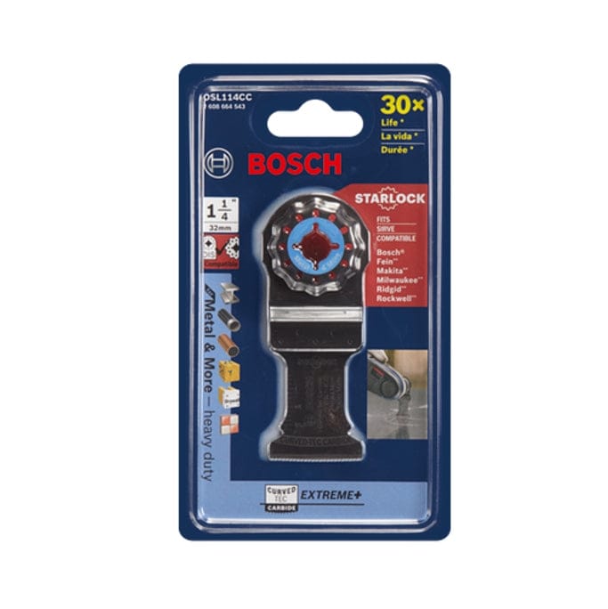 Front view of the retail packaging highlighting 30x longer life and heavy duty metal and more application.