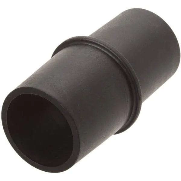 Angled studio view of the adapter highlighting the circular opening for hose connection.