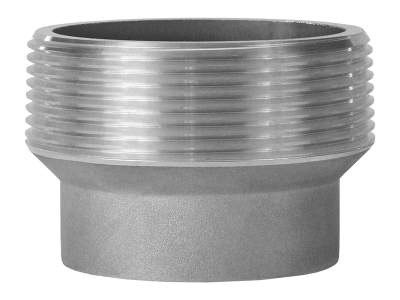 SealFast 3" Male NPT x 2" Female NPT Thread Reducer Fitting made of durable aluminum for pipe connections.