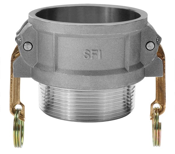 SealFast Female NPT x Male NPT Cam & Groove Coupling Aluminum with Buna-N gasket for 2" to 6" sizes