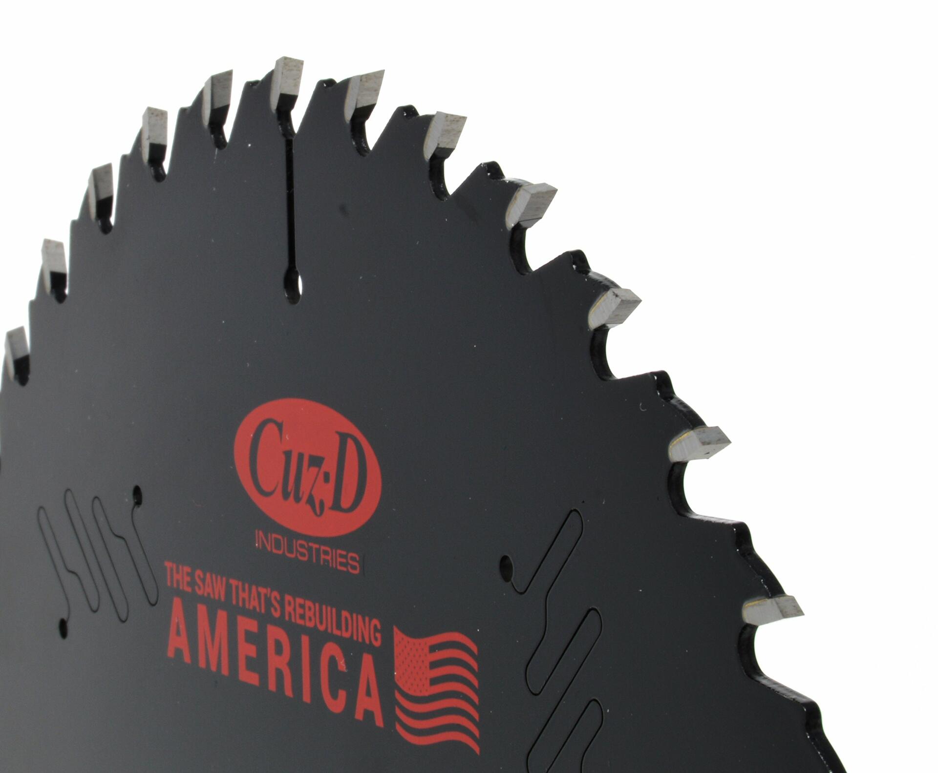 CUZ-D INDUSTRIES CARBIDE TIP SAW BLADE 40 Tooth 8.5 Inch Non-Stick General Purpose Wood Cutting Circular Saw Wheel