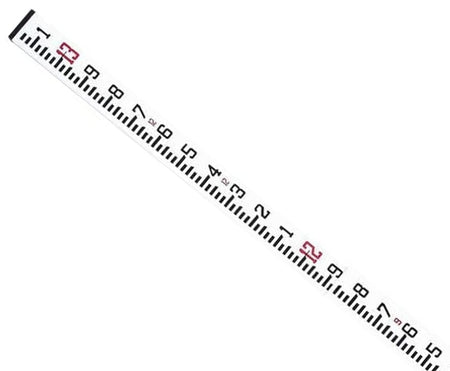 Close up of the CST/berger 06-913 4 Section 13' Fiberglass MeasureMark Telescoping Rod Graduated in 10ths