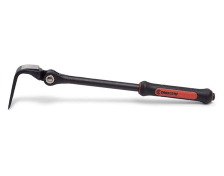 Side profile of the Crescent DB18X-06 indexing pry bar, with the head adjusted to a 90-degree angle.