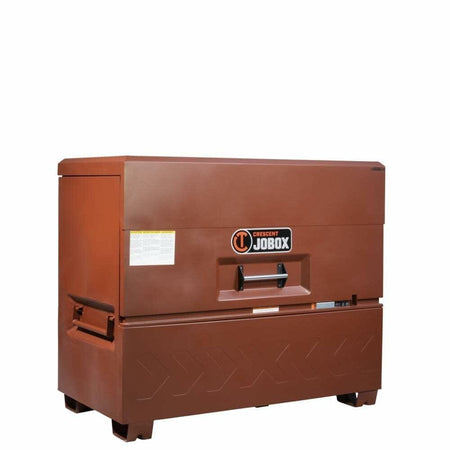 Brown tool chest with 'Crescent Jobox' logo on a white background