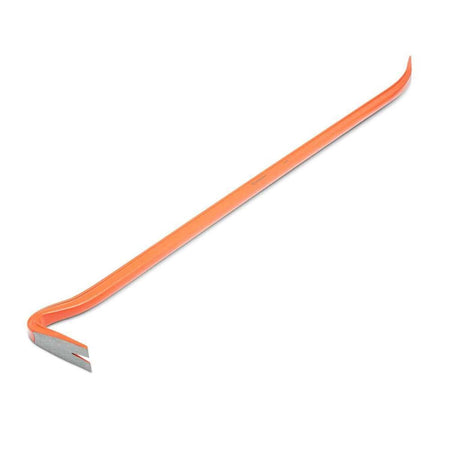 Angled studio shot of the Crescent PB42 demolition bar highlighting the extra-long reach and the high-strength forged steel construction for heavy-duty prying.