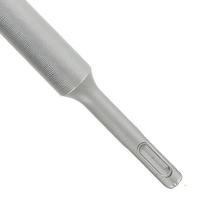 Detailed view of the SDS-Plus shank on the Diablo DMAPLRC1100 rebar cutter designed for a secure fit in all corded and cordless SDS-Plus rotary hammers.