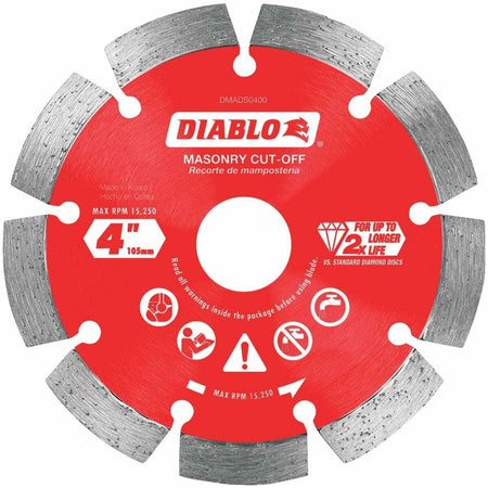 Diamond blade with Diablo branding on a white background