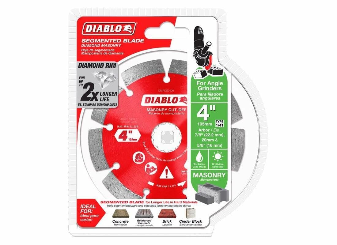 DIablo segmented blade packaging on a white background