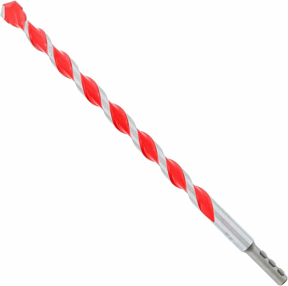 Diablo DMARG1180 SPEEDemon hammer drill bit featuring a red multi-ground carbide tip and an optimized U-flute design for fast dust removal in concrete and stone.