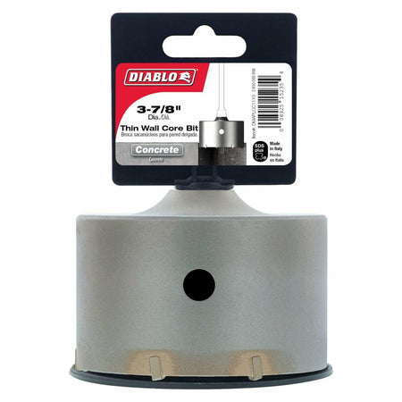 Thin wall core bit with Diablo packaging on a white background