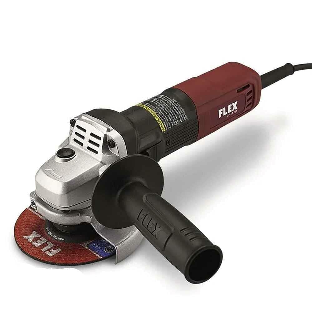 Flex angle grinder on a white background