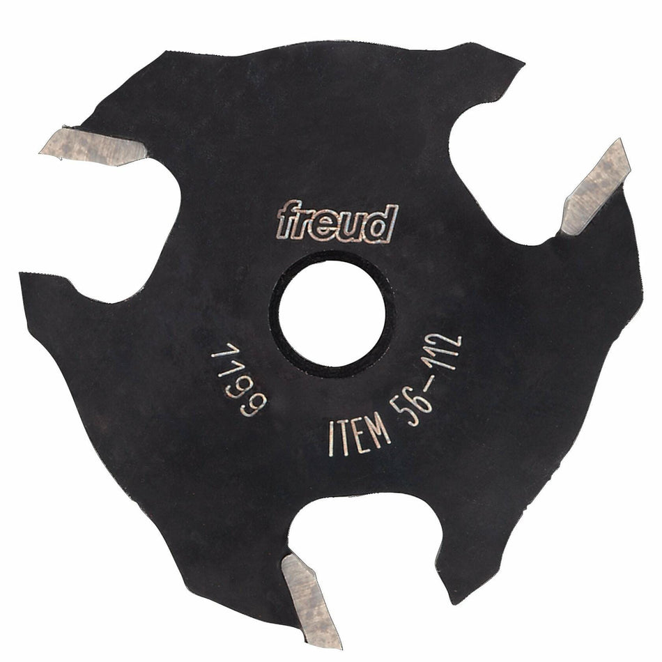 Freud 1/4" Slot Three Wing Slotting Cutter 2" Diameter TiCo Carbide for T-Moldings and Grooves