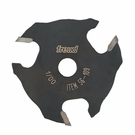 Freud 56-109 3-Wing Slotting Cutter 5/32 Inch Slot 2 Inch Diameter 5/16 Inch Bore for Woodworking and T-Moldings