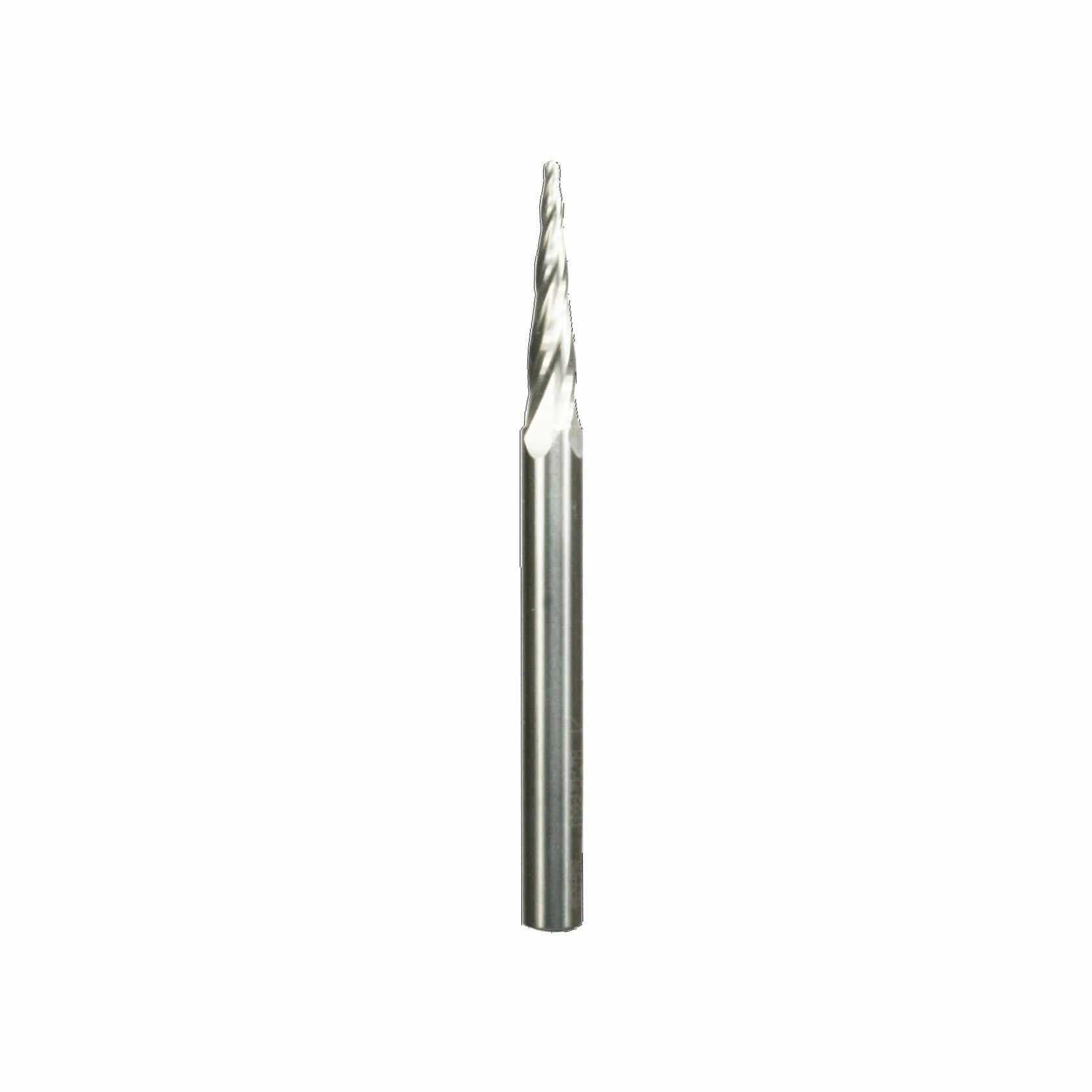 Freud 72-400 Tapered Ball Tip CNC Router Bit 1/16 Inch Dia 1/4 Inch Shank Solid Carbide for 3D Carving
