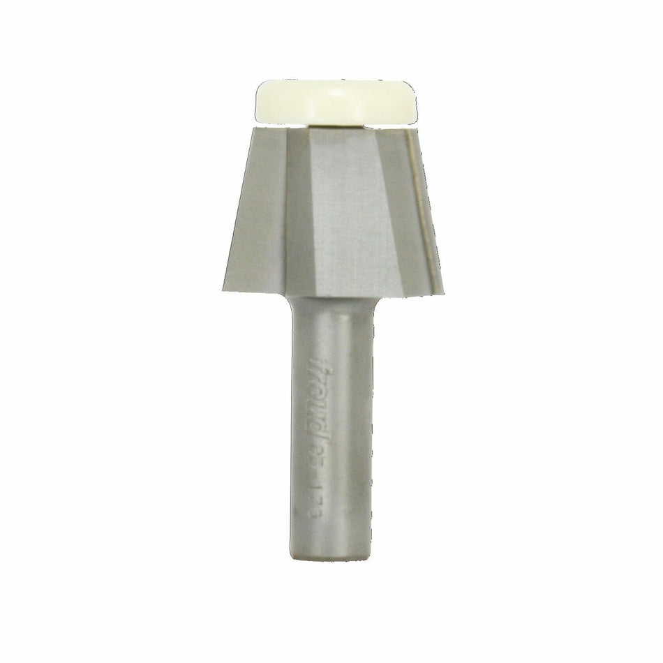 Freud 85-170 Pro Bevel Bowl Router Bit 1-3/8" Diameter 10-Degree Angle for Solid Surface Countertops