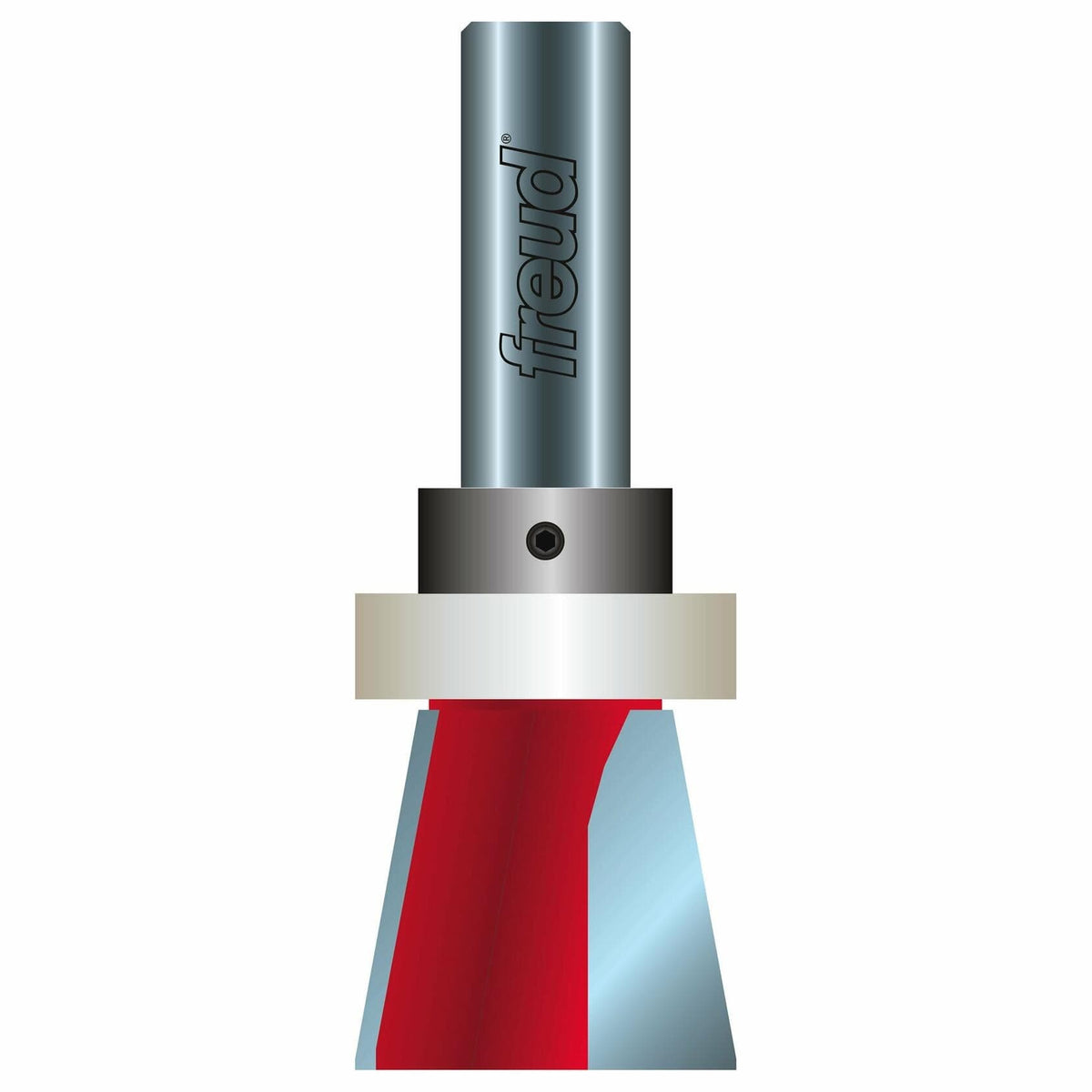 Wood router bit with Freud branding on a white background