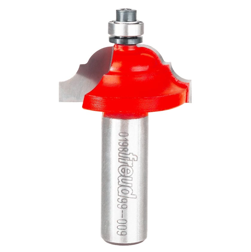 Freud 99-009 1-3/8 Inch Cove and Bead Router Bit 1/2 Shank Quadra-Cut ...