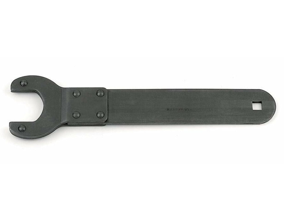 A studio photo of the GEARWRENCH 3473 48mm diesel fan clutch wrench, showing its open-end design and the 1/2-inch square drive opening on the handle.