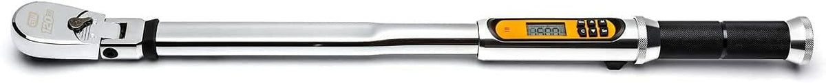 GEARWRENCH 1/2" Drive 120XP Electronic Torque Wrench with Flex Head, LCD Display, Chrome Finish, 250 ft-lb Capacity