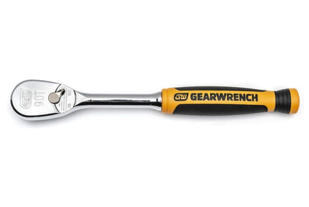 A studio shot of the 1/4-inch drive fixed-head 90-tooth ratchet from the 81203T set.